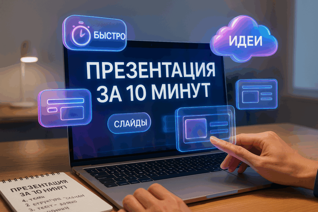 Как создать презентацию для доклада за 10 минут