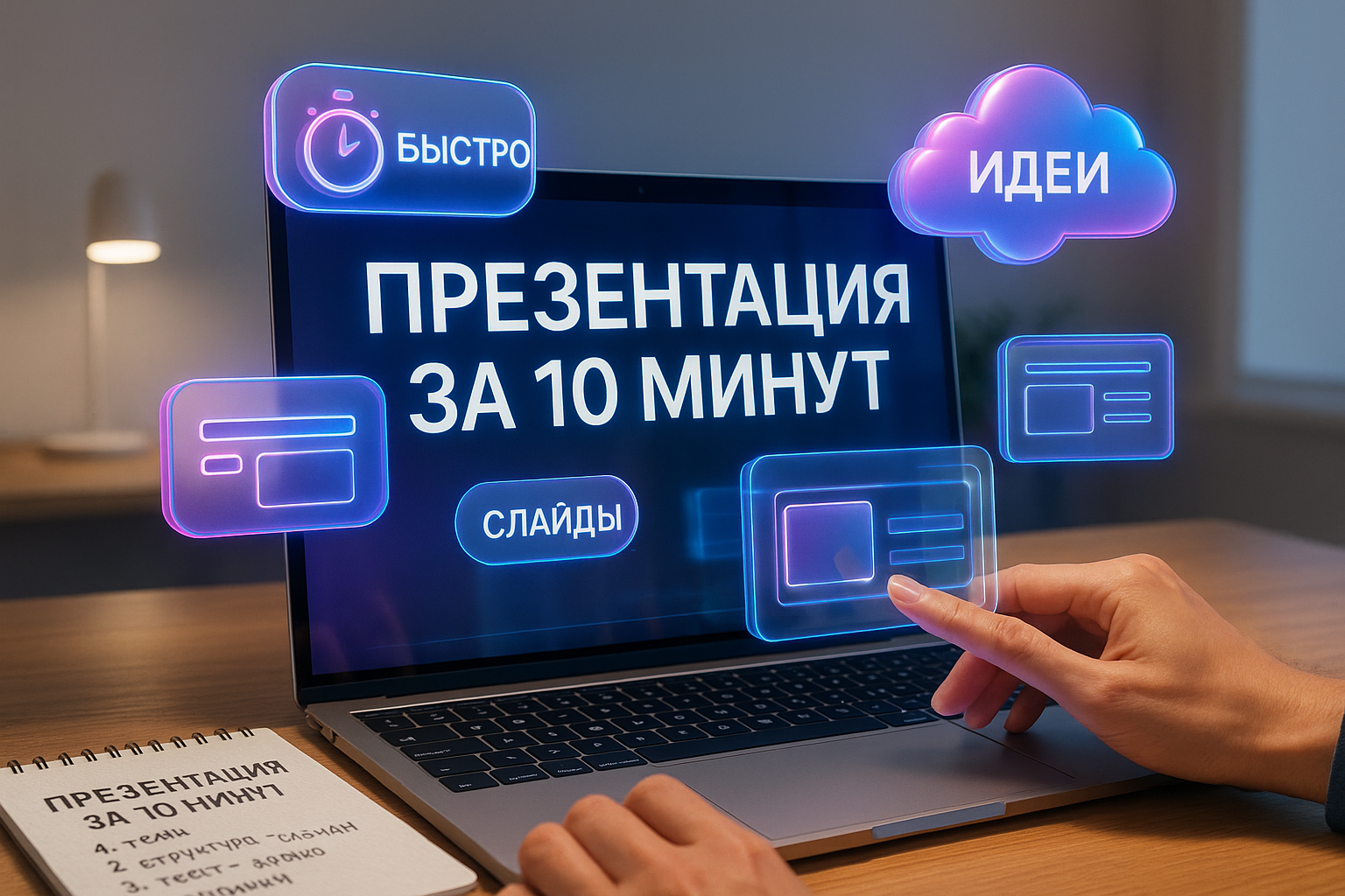 Как создать презентацию для доклада за 10 минут
