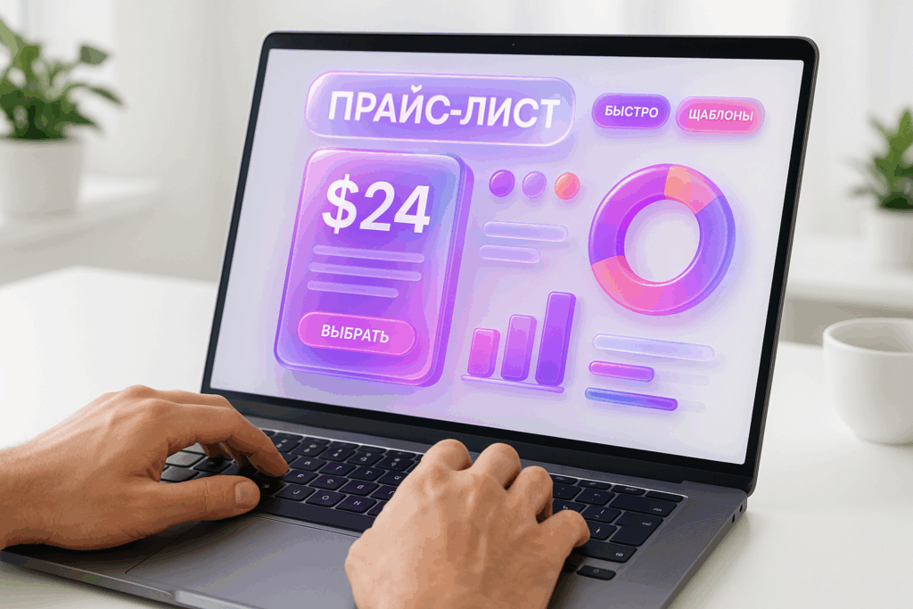 Как создать презентацию прайс-листа быстро