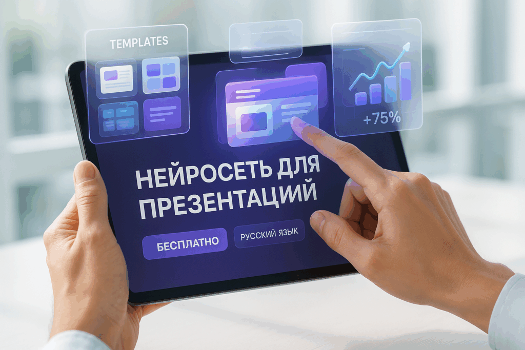 Нейросеть для создания презентаций на русском языке бесплатно