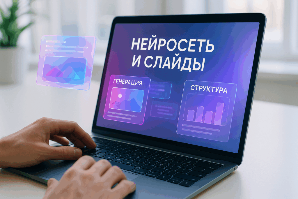 Нейросеть создает слайды по структуре текста