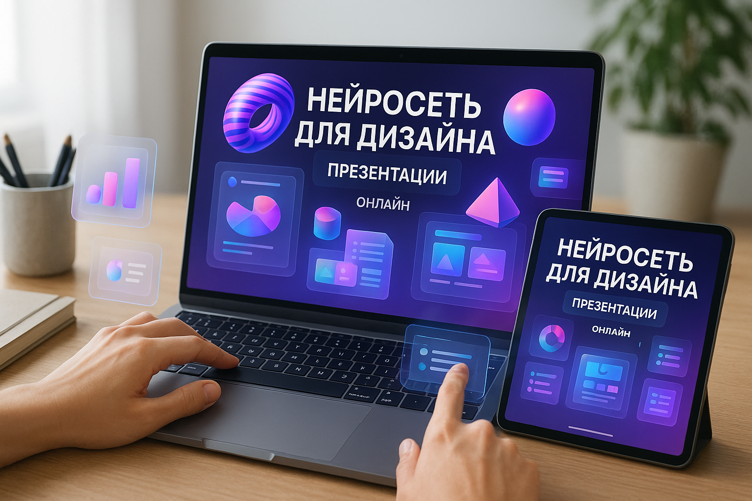 Нейросеть для дизайна презентаций онлайн
