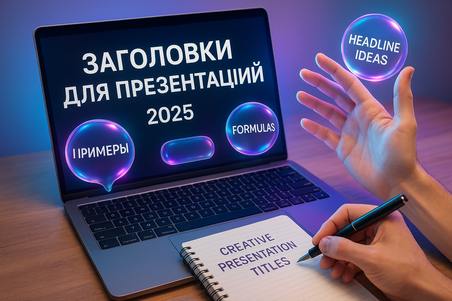 Как назвать презентацию в 2025 — примеры удачных заголовков с формулами