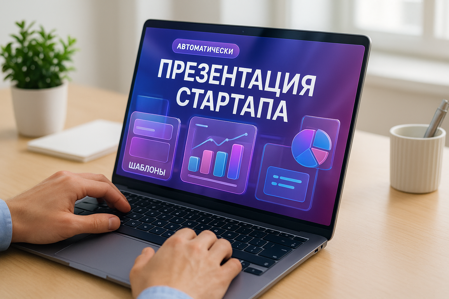 Создать презентацию для стартапа автоматически