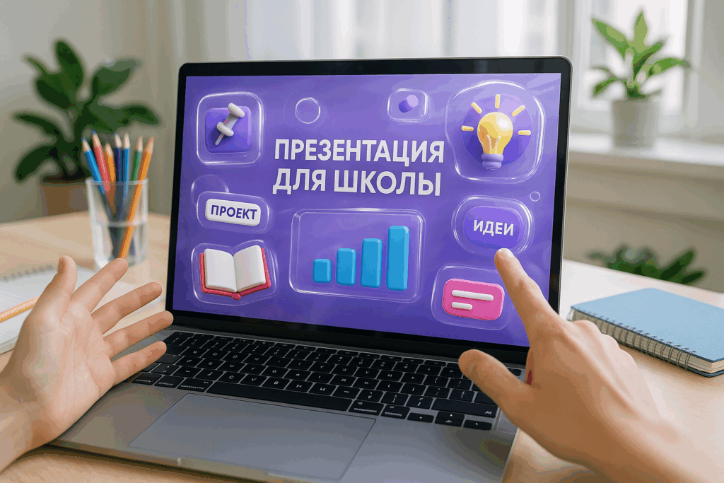 Как сделать презентацию для проекта в школу