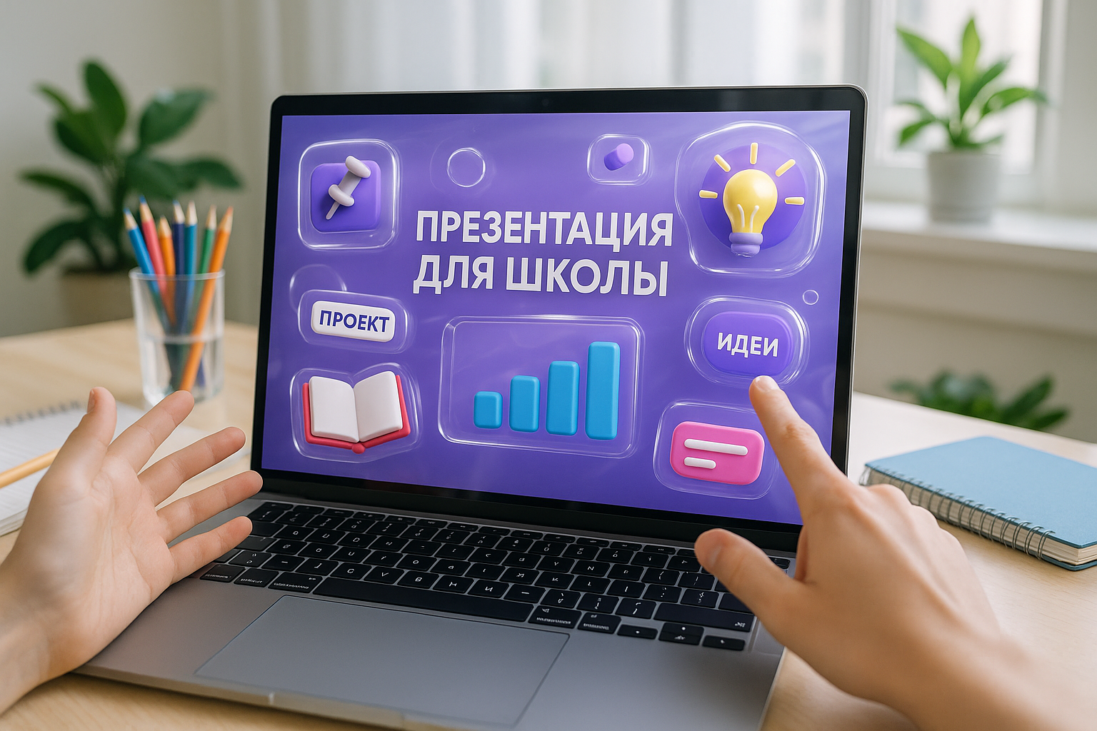 Как сделать презентацию для проекта в школу