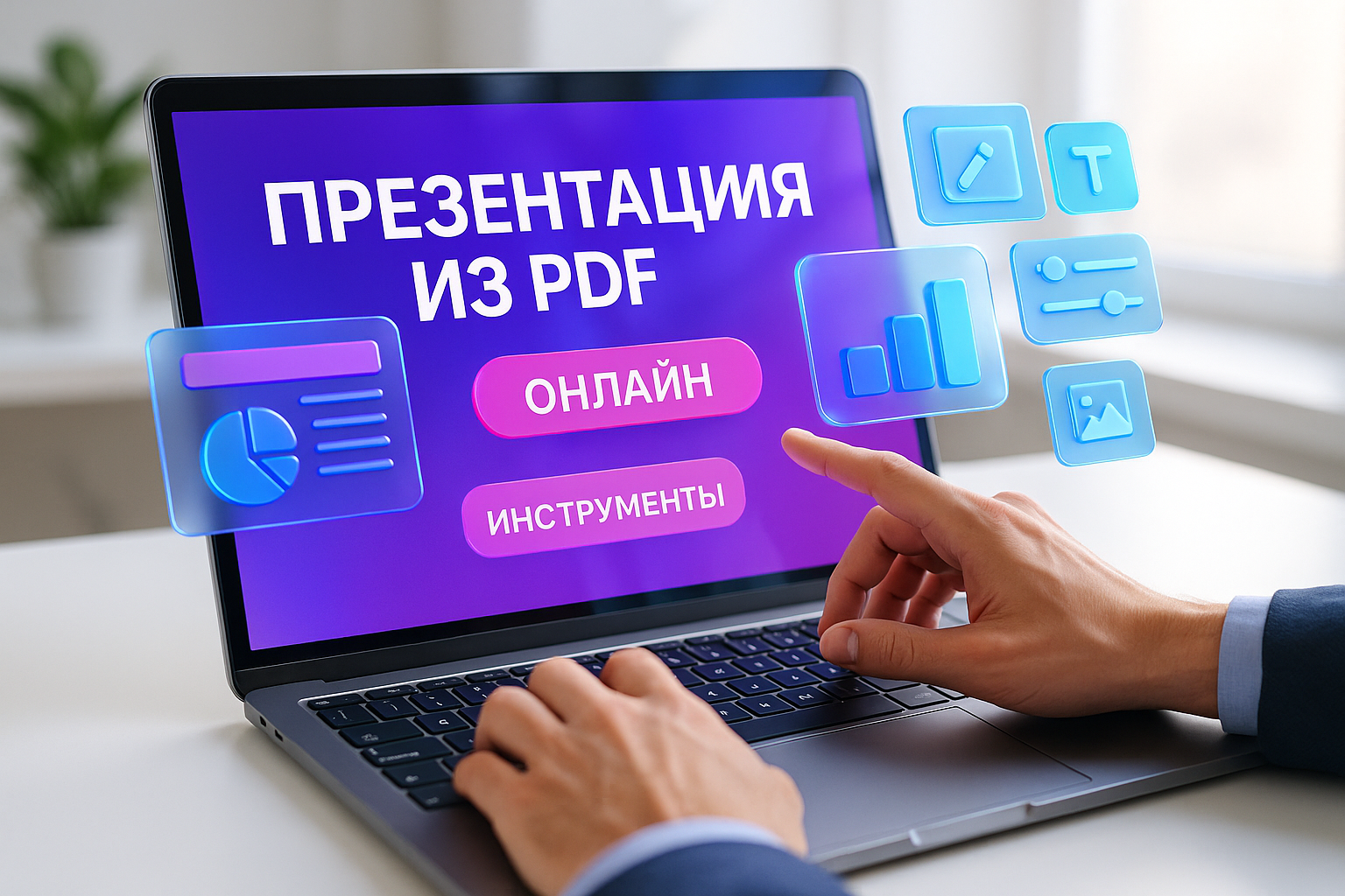 Сделать презентацию из PDF документа онлайн