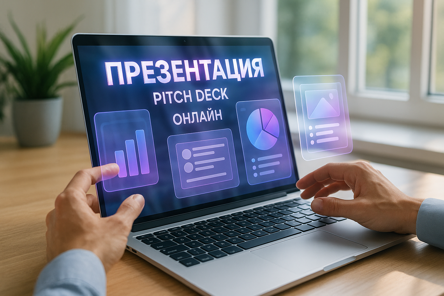 Сделать презентацию для pitch deck онлайн