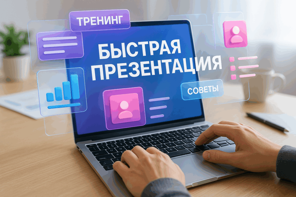 Создать презентацию для тренинга быстро