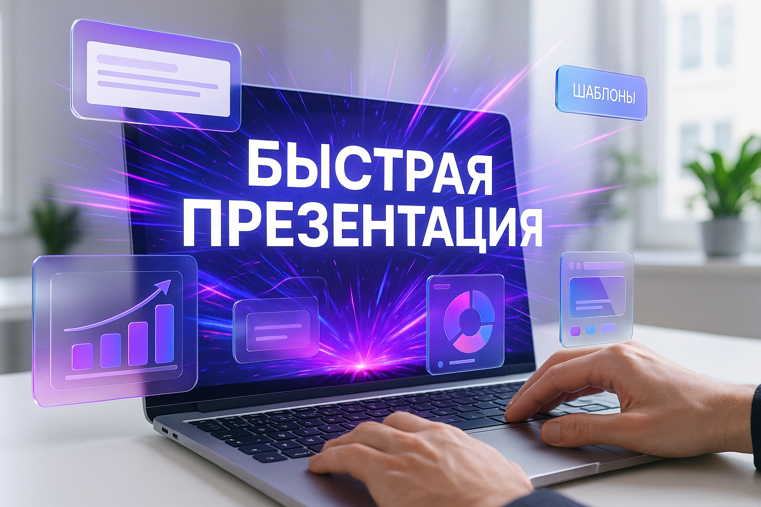 Создать презентацию для выставки быстро
