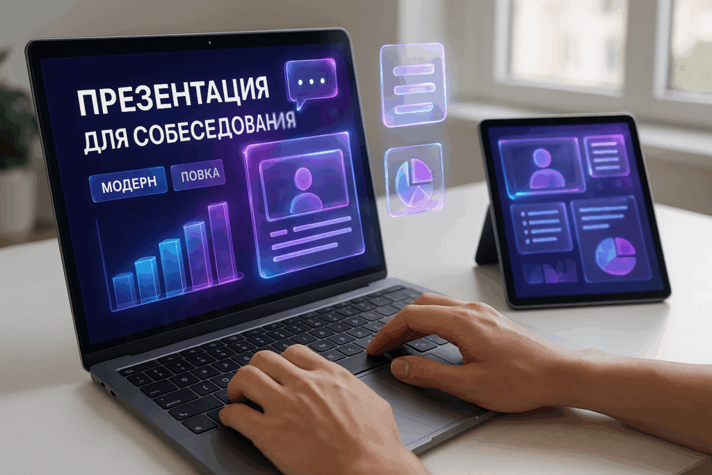 Создать презентацию для собеседования онлайн