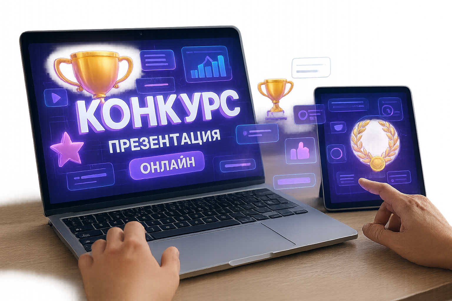 Создание презентации для конкурса онлайн