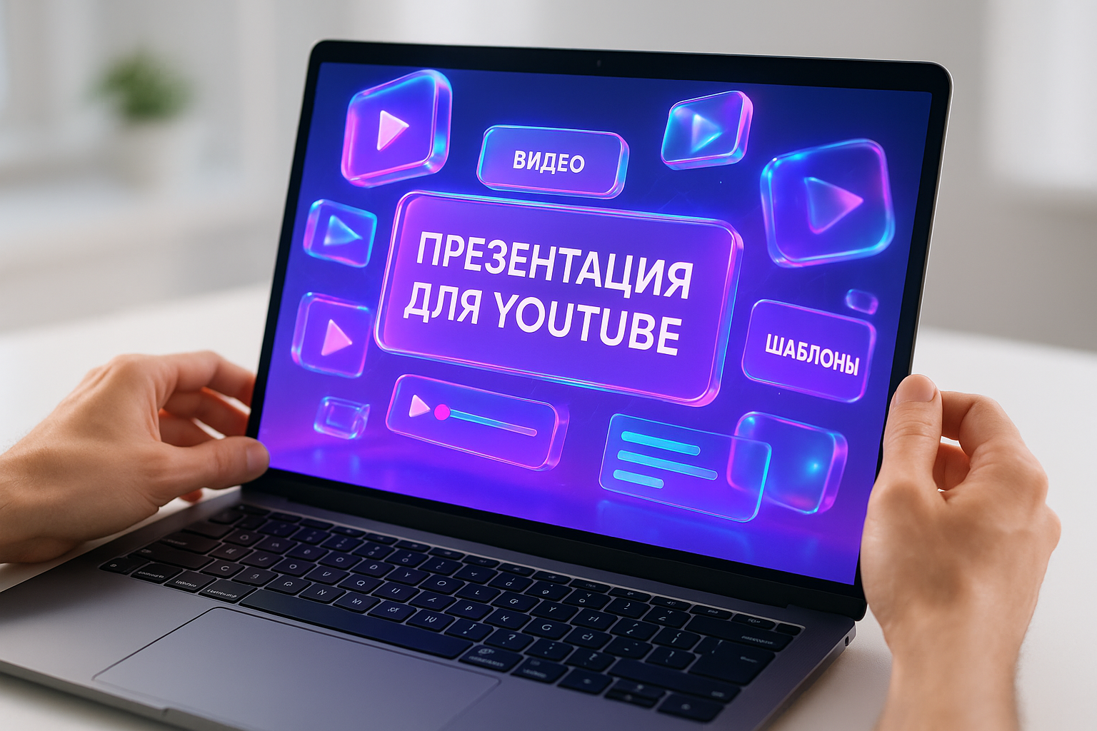 Создание презентации для YouTube видео