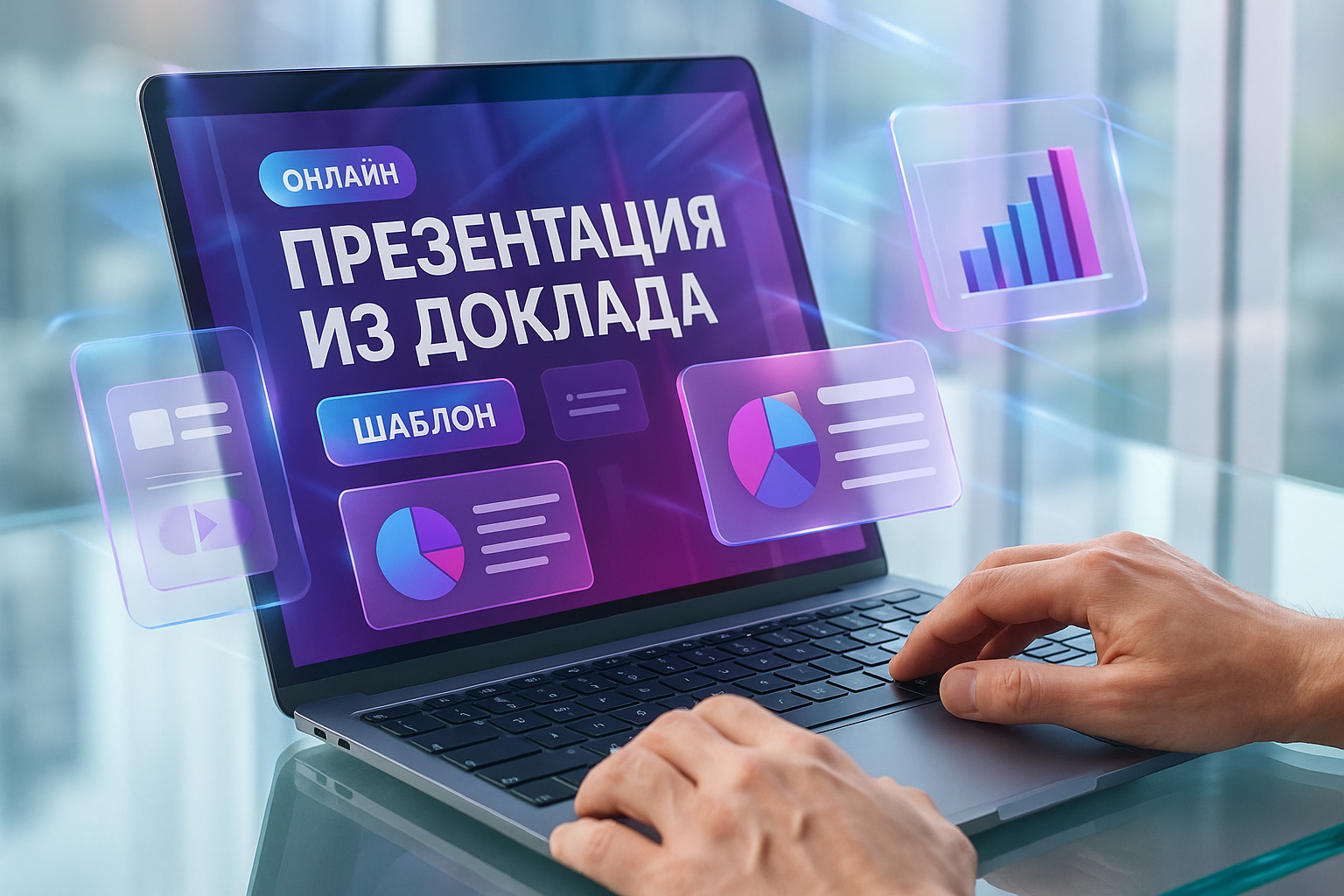 Создание презентации из доклада онлайн