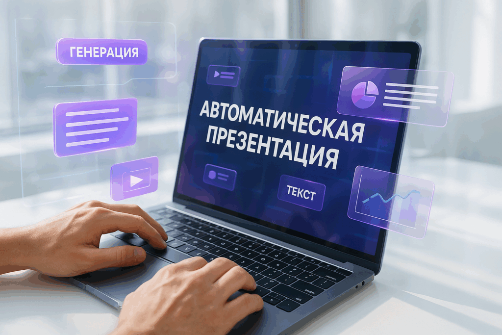 Создать презентацию по готовому тексту автоматически