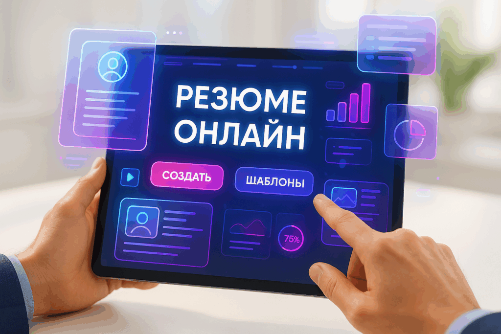 Создание презентации резюме онлайн автоматически