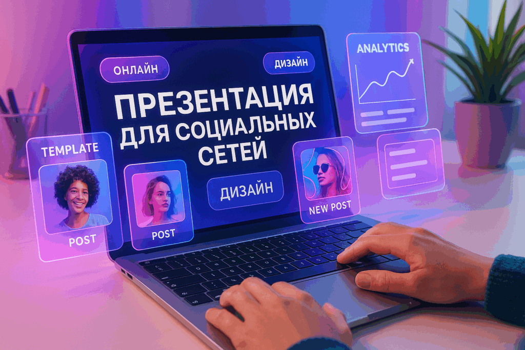 Создать презентацию для социальных сетей онлайн