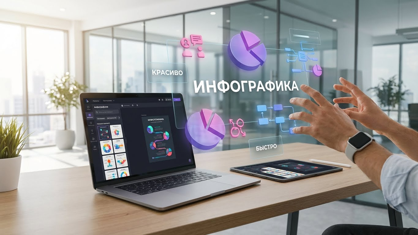 Инфографика для презентации: как сделать быстро и красиво