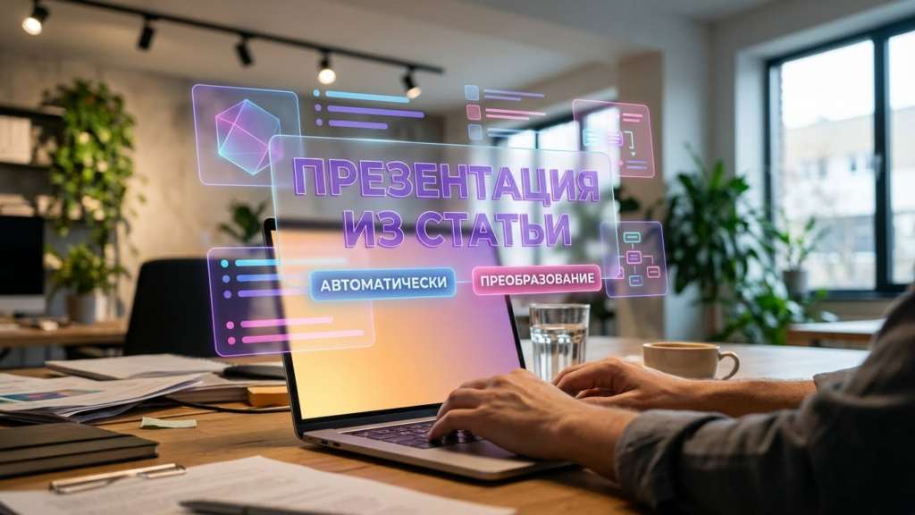 Как преобразовать статью в презентацию автоматически