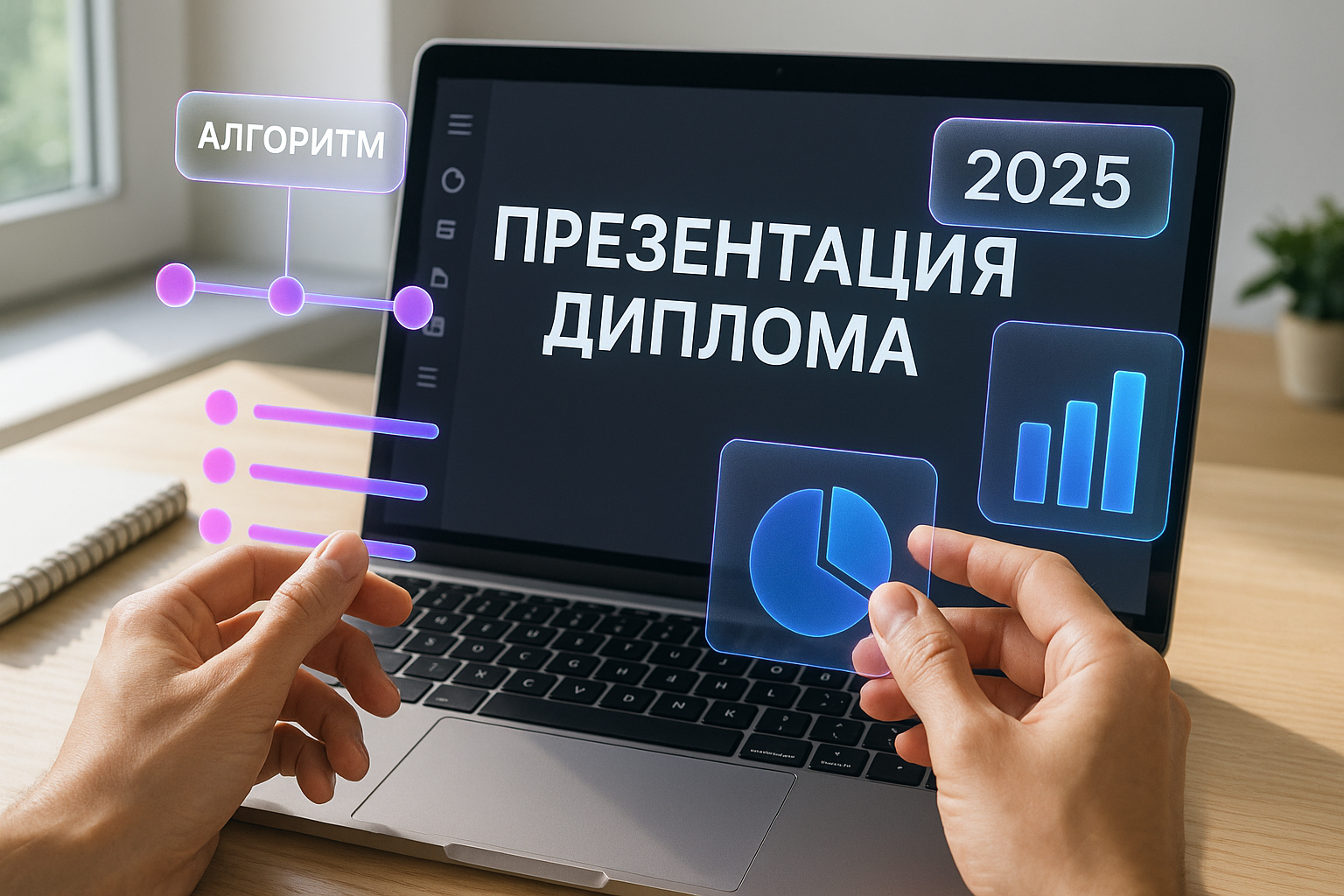 Как сделать презентацию из текста диплома в 2025 — алгоритм работы