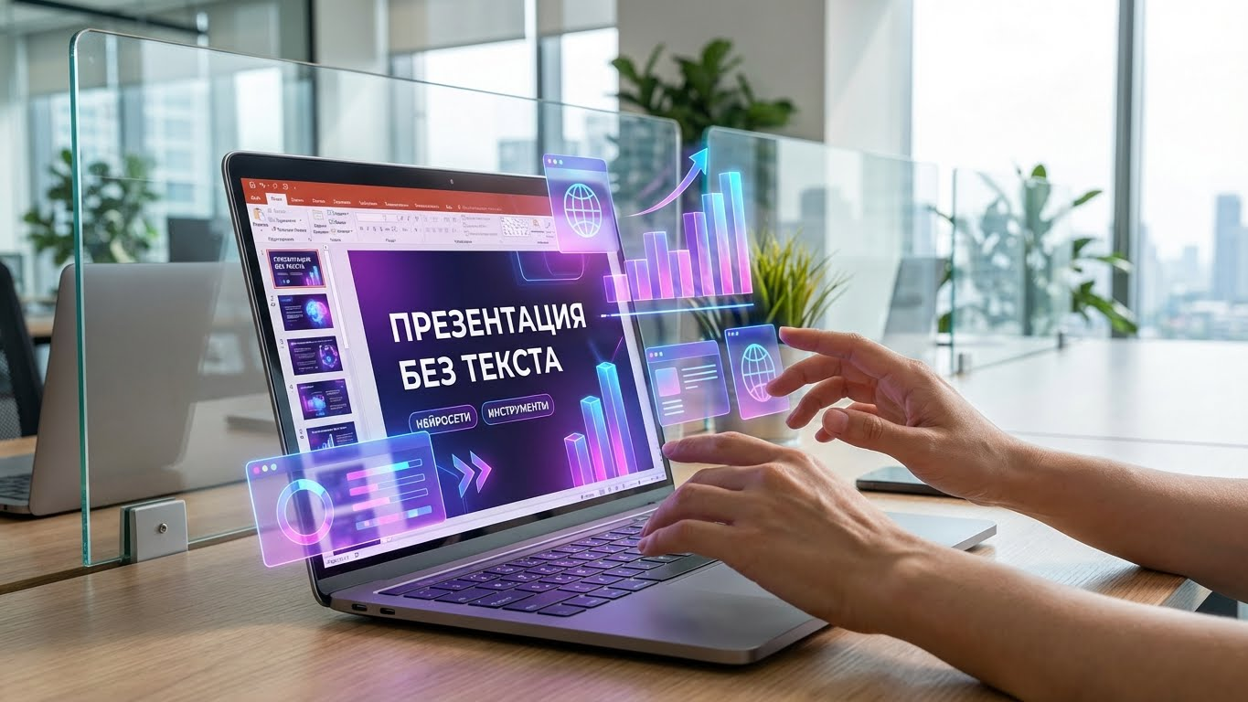 Как сделать презентацию по теме с помощью нейросети без готового текста