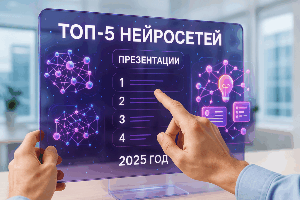 Топ-5 нейросетей для презентаций: полный обзор ИИ-инструментов 2025 года