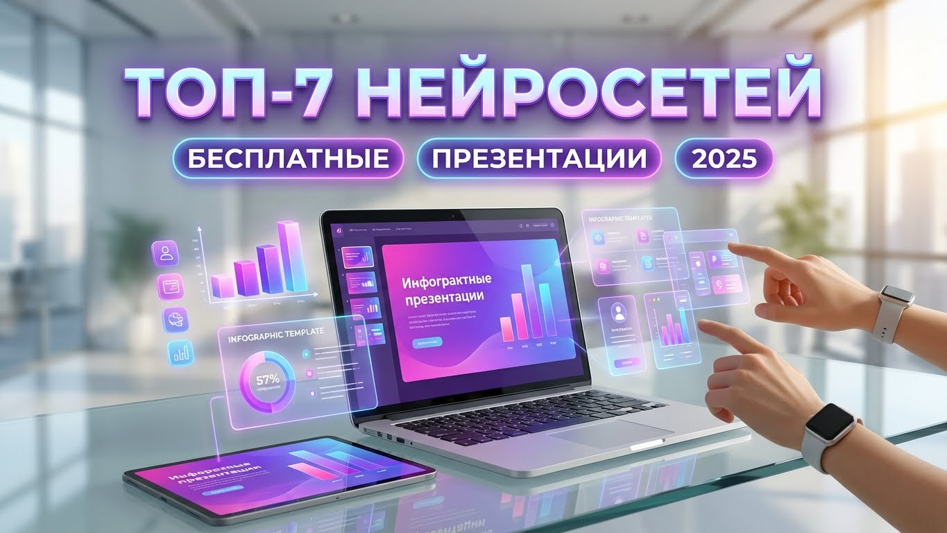 ТОП-7 бесплатных нейросетей для презентаций в 2025 году