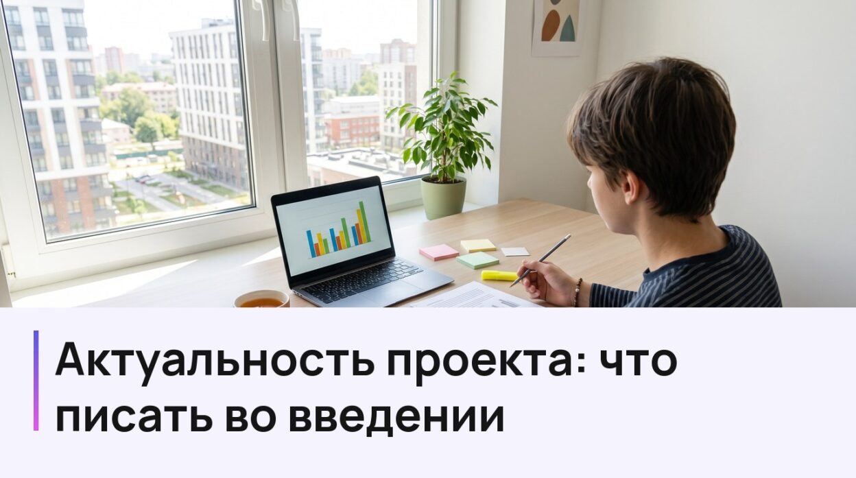 Актуальность проекта: что писать во введении