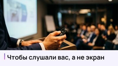 9 правил выступления с презентацией: слушают вас, а не экран