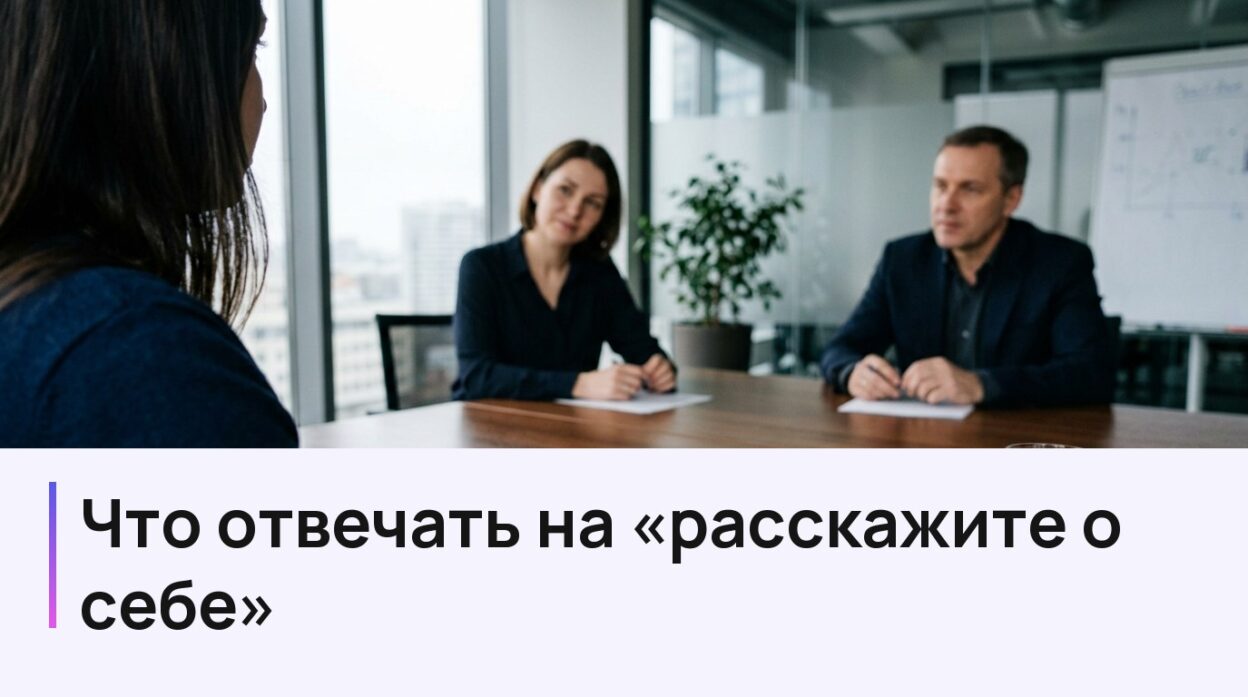«Расскажите о себе»: 6 готовых ответов на собеседовании