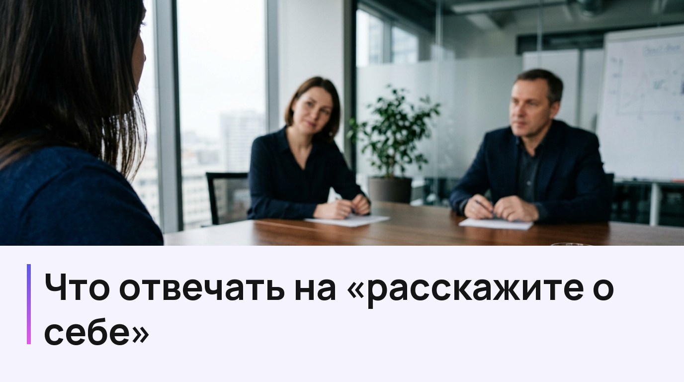 «Расскажите о себе»: 6 готовых ответов на собеседовании