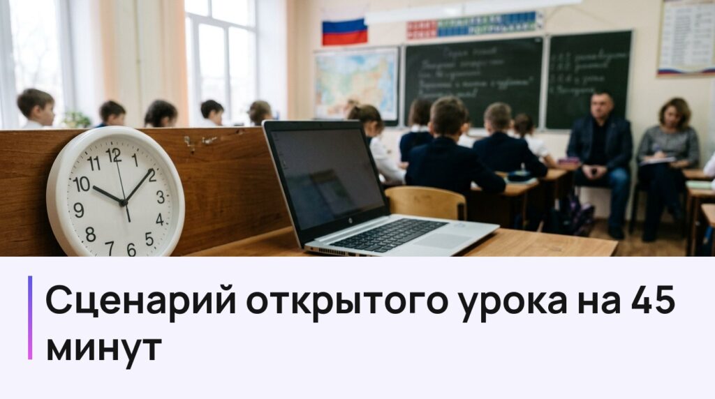 Как провести открытый урок: слайды и сценарий на 45 минут