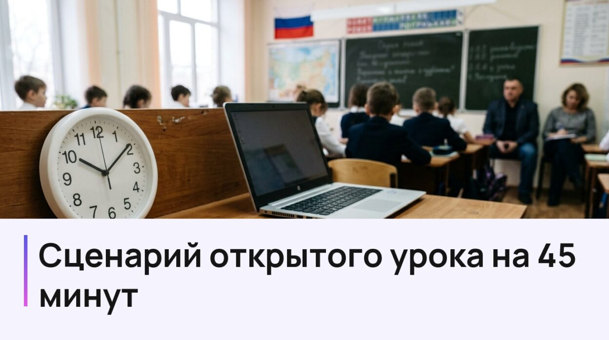 Как провести открытый урок: слайды и сценарий на 45 минут