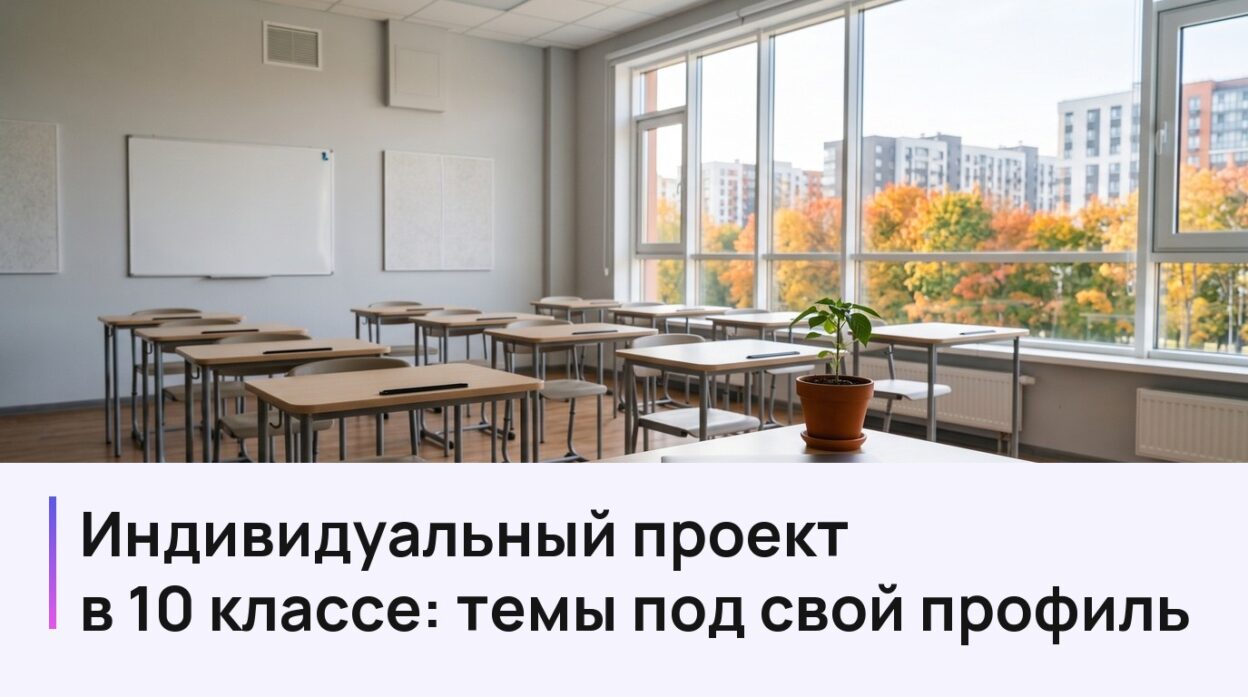 Индивидуальный проект в 10 классе: темы под свой профиль
