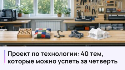 Проект по технологии: изделия учеников на верстаке школьной мастерской